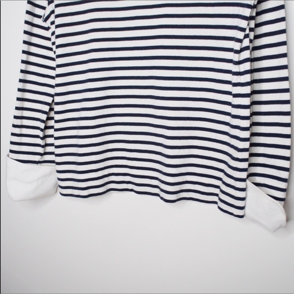 J Crew Striped Boatneck Shirt - Picture 3 of 8